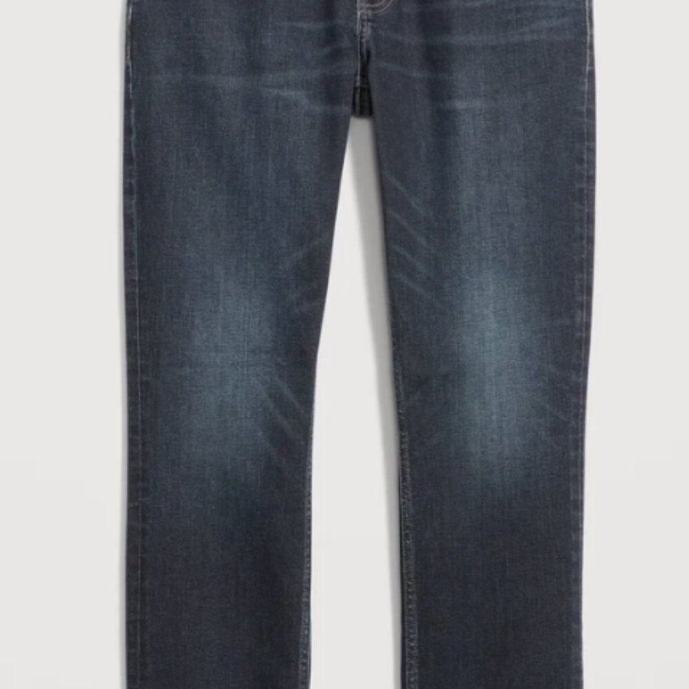 Old Navy Men’s Dark Wash 36x34 Straight 360 Tech Stretch Performance Jeans